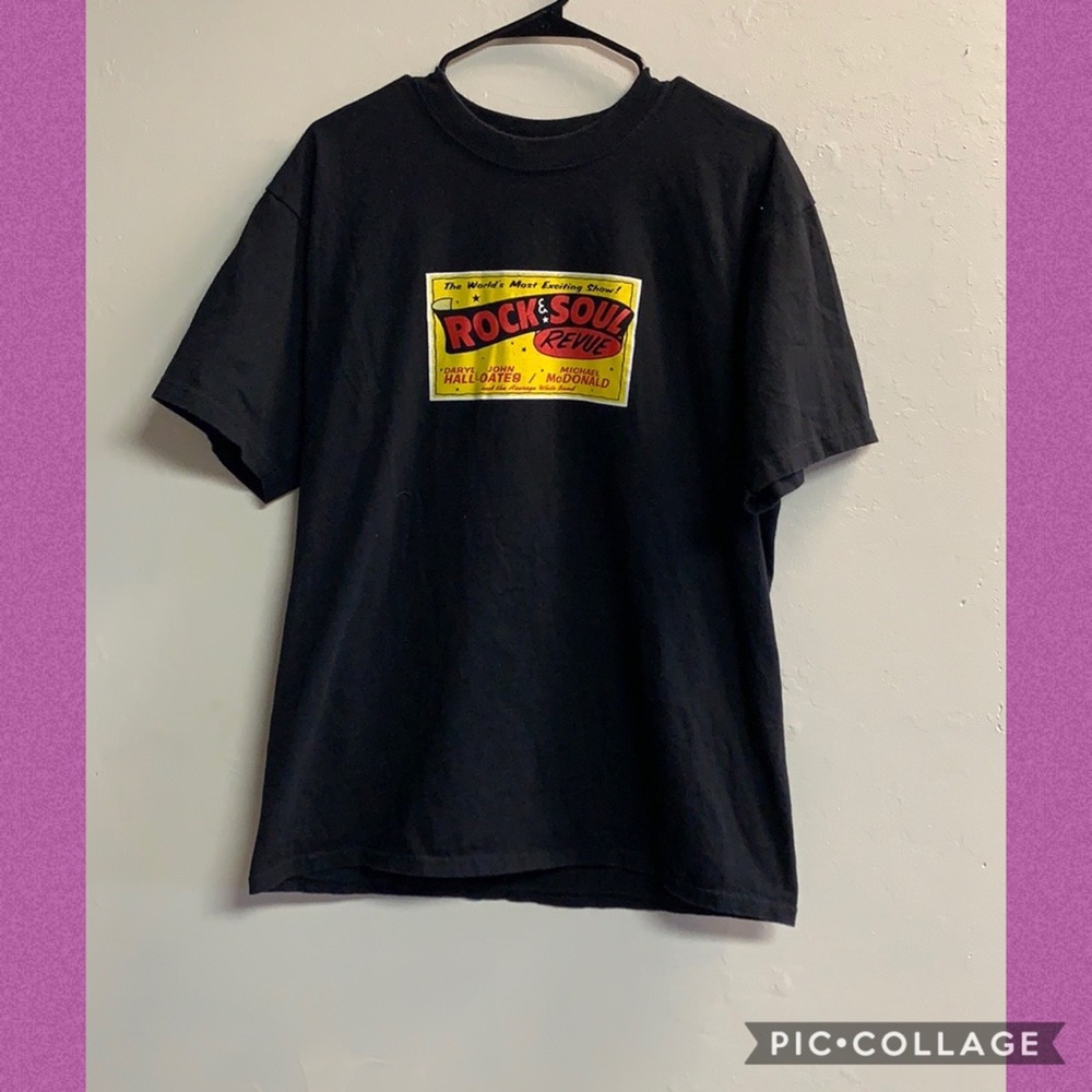 Daryl Hall John Pates local crew concert shirt L